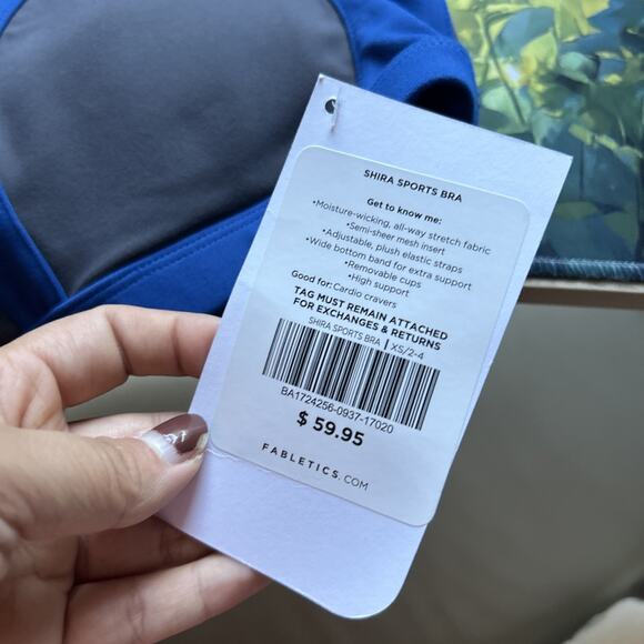 NWT Fabletics Shira Sports Bra Size XS - Picture 3 of 4